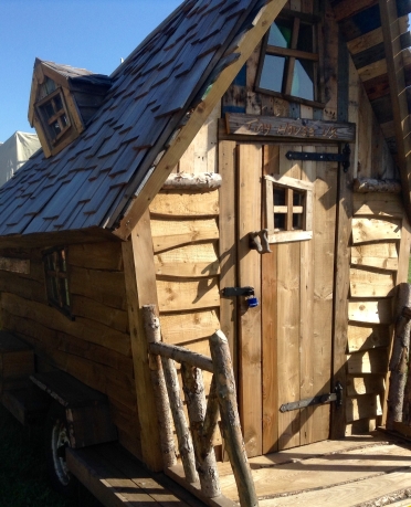 Hand crafted Hobbit houses - perfect for glamping